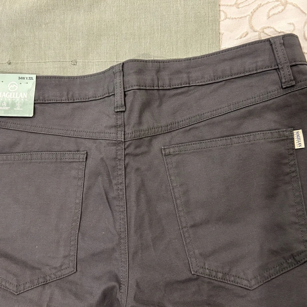 Magellan Outdoors Black Chinos Durable and Stylish - Picture 1 of 3
